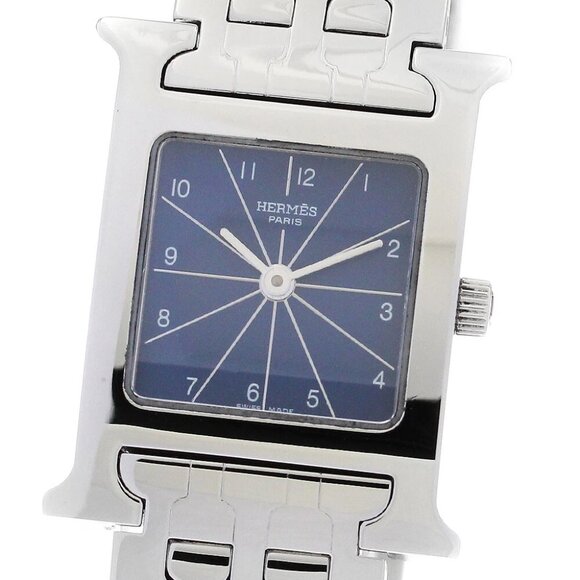 HERMES H watch HH1.210 blue Dial Quartz Ladies Watch_885997 main image 6